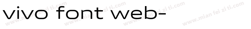 vivo font web字体转换